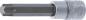 Preview: BGS Bit-Einsatz T60 T-Profil (für Torx) Länge 100 mm Antrieb Innenvierkant 12,5 mm (1/2") 4476